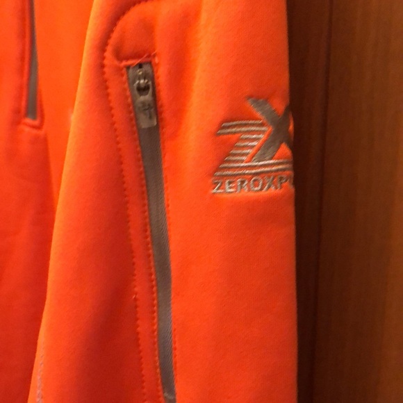 Zeroxposur men’s 3/4 zip orange jacket size XL - Picture 7 of 7